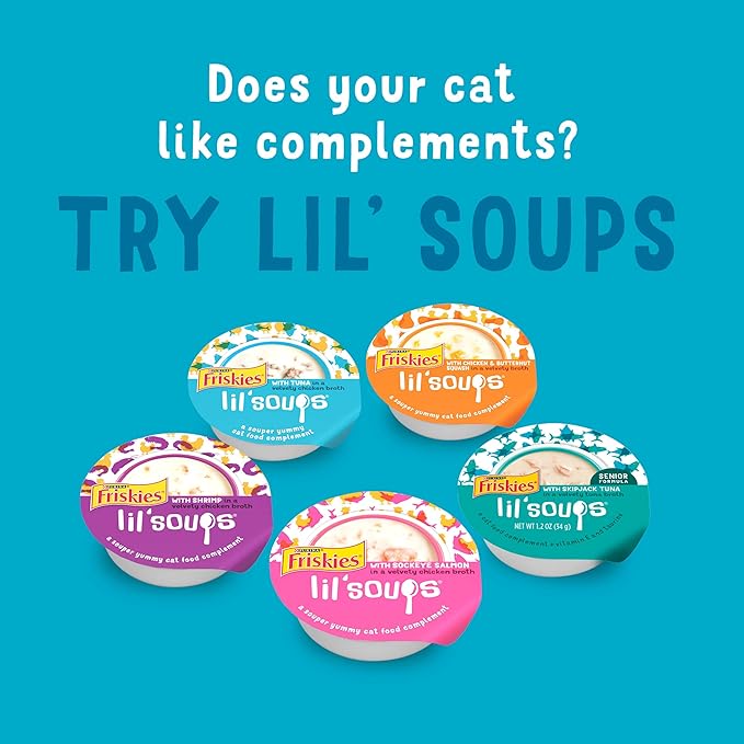 Purina Friskies Gravy Wet Cat Food Lickable Cat Treats, Lil' Grillers Seared Cuts With Tuna - (Pack of 16) 1.55 oz. Pouches