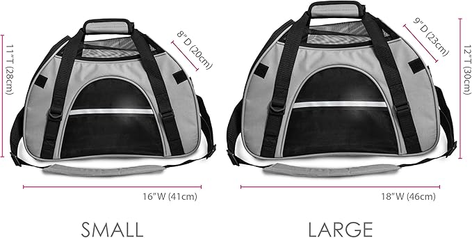 Furhaven Multipurpose Tote Bag Pet Carrier w/ Weather Guard - Gray, Large