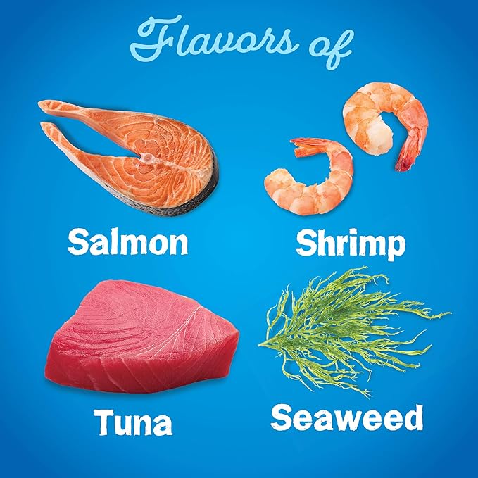GYCO Dry Cat Food, Seafood Sensations, 3.15 lb. Bag - 100 Percent Complete and Balanced Nutrition for All Life Stages.