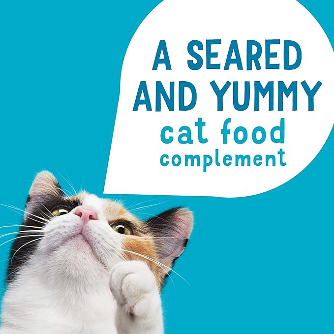 Purina Friskies Gravy Wet Cat Food Lickable Cat Treats, Lil' Grillers Seared Cuts With Tuna - (Pack of 16) 1.55 oz. Pouches