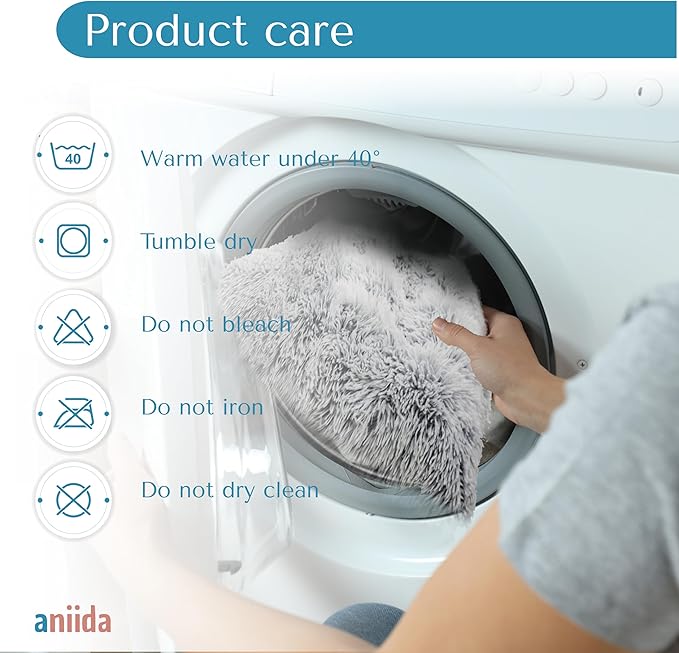 Washable Dog Cat Bed, Washable Pet Bed, Cat Beds for Indoor Cats, Dog Bed Medium Size Dog, Small Dog Bed, Comfortable Bed for Dogs and Cats (Medium 31L x 21W x 5Th inches)