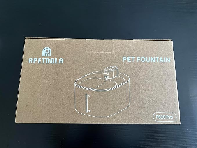 Wireless Cat Water Fountain, 135 fl oz/4L Battery Operated Cat Fountain Stainless Steel with Water Level Window, 3 Work Modes, Cordless Pet Water Fountain for Cats, Dogs, Pets, Inside