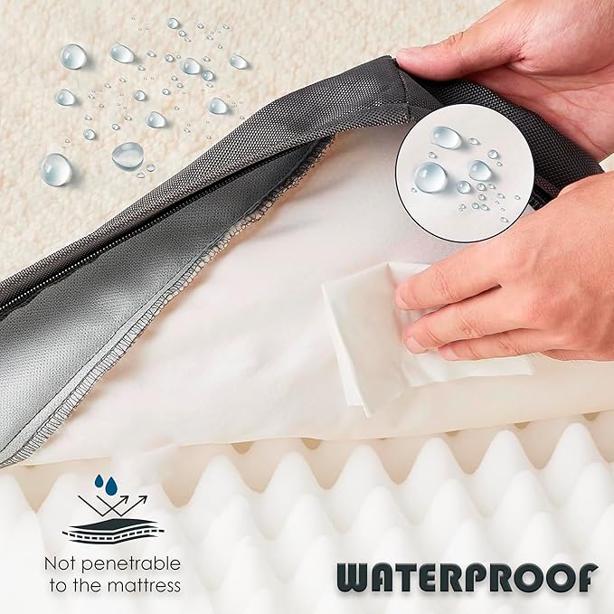 Orthopedic Dog Bed, Memory Foam Revisable Two Side with Washable Removable Cover, Small 20âx15â