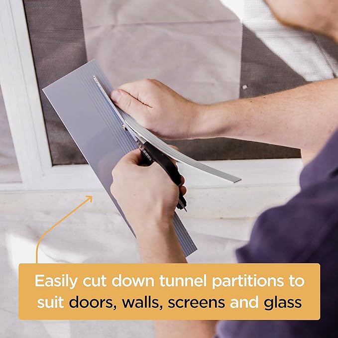Essential Pet Door for Screens, Doors and Walls up to 2.76" Thick, for Dogs up to 100 lbs., Large, White