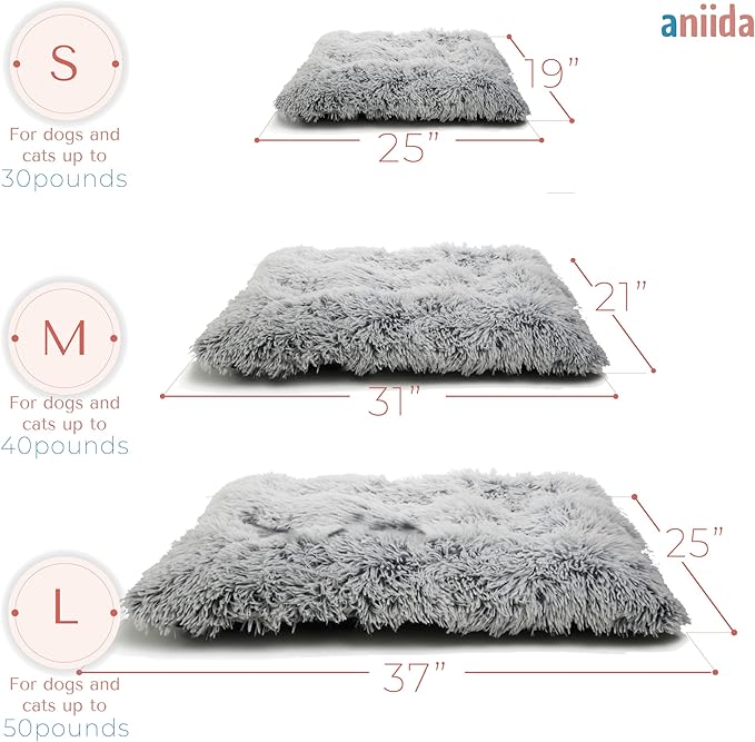 Washable Dog Cat Bed, Washable Pet Bed, Cat Beds for Indoor Cats, Dog Bed Medium Size Dog, Small Dog Bed, Comfortable Bed for Dogs and Cats (Small 25L x 19W x 5Th inches)