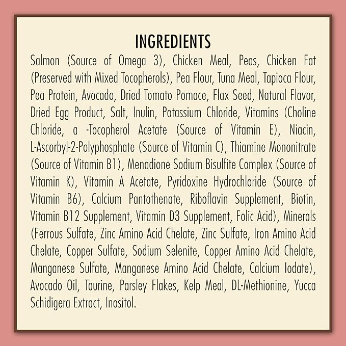 AvoDerm Natural Grain-Free Salmon & Tuna Dry Formula, 5 Pound Bag