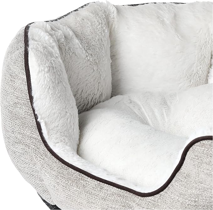 MidWest Homes for Pets Small QuietTime Deluxe Pet Bed- Evergreen/Fur