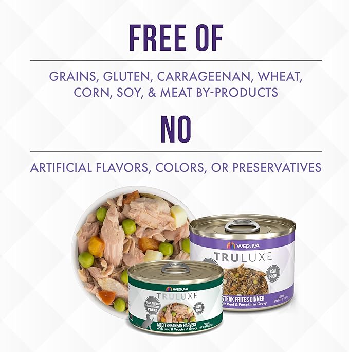 Weruva Truluxe Cat Food, Kawa Booty with Kawakawa Tuna in Gravy, 3Oz Can (Pack of 24)