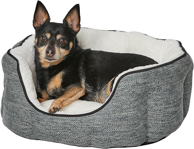 MidWest Homes for Pets Extra-Small QuietTime Deluxe Pet Bed- Evergreen/Fur