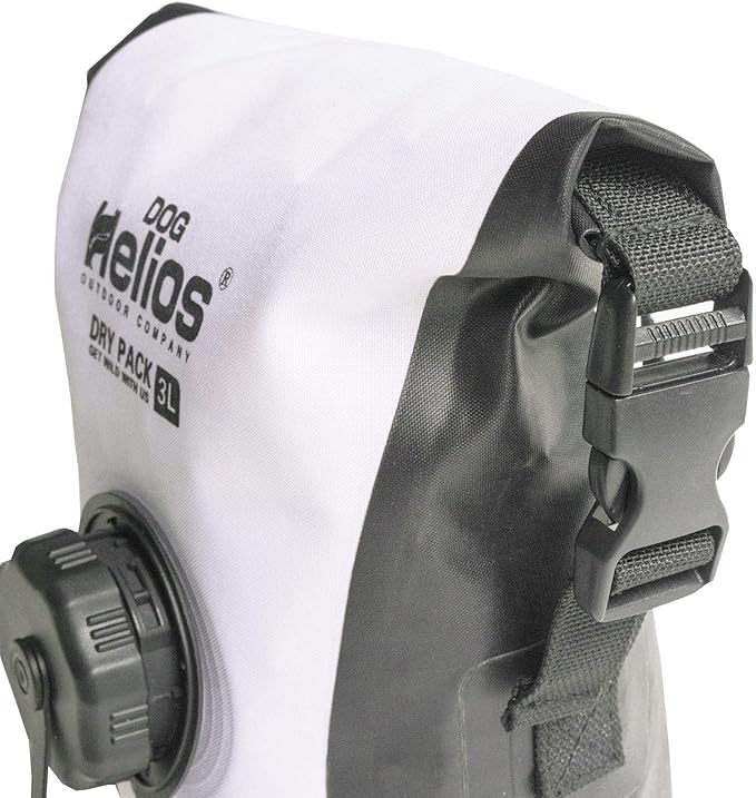 DOG HELIOS Grazer' Waterproof Outdoor Travel Dry Food Dispenser Bag, 3L, Yellow