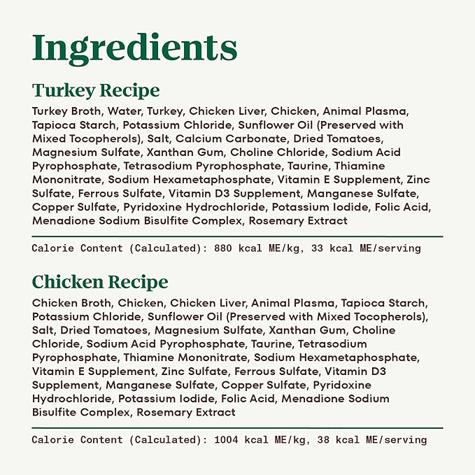 Nutro Wet Cat Food Cuts in Gravy Multipack: Turkey Recipe and Chicken Recipe, (12) 2.64 oz. Trays