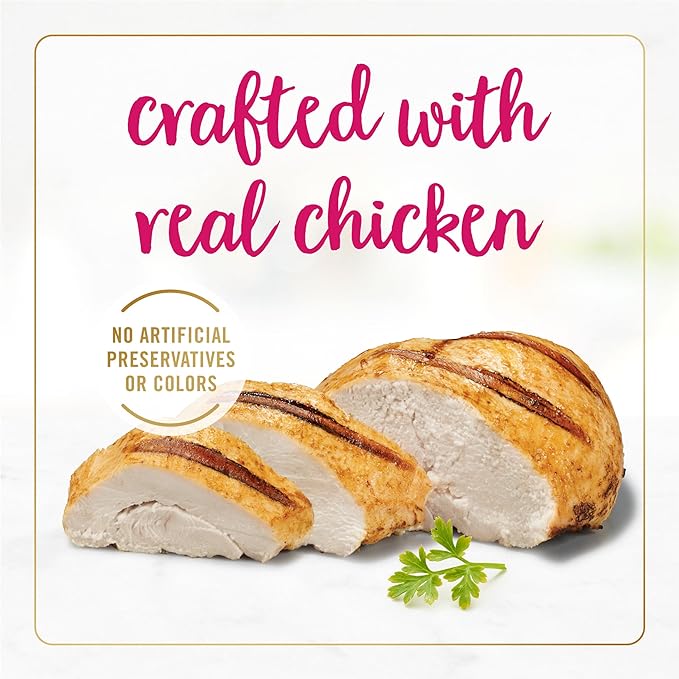 Fancy Feast Chicken Feast Classic Pate Collection Grain Free Wet Cat Food Multi-Pack - (2 Packs of 12) 3 oz. Cans