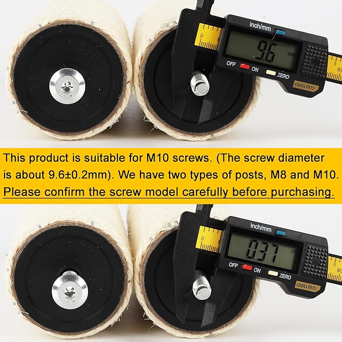 4 Pcs 2.9in 7.4cm Diameter Cat Tree Scratching Post Replacement Sisal Pole (M10, 11.8in/30cm)