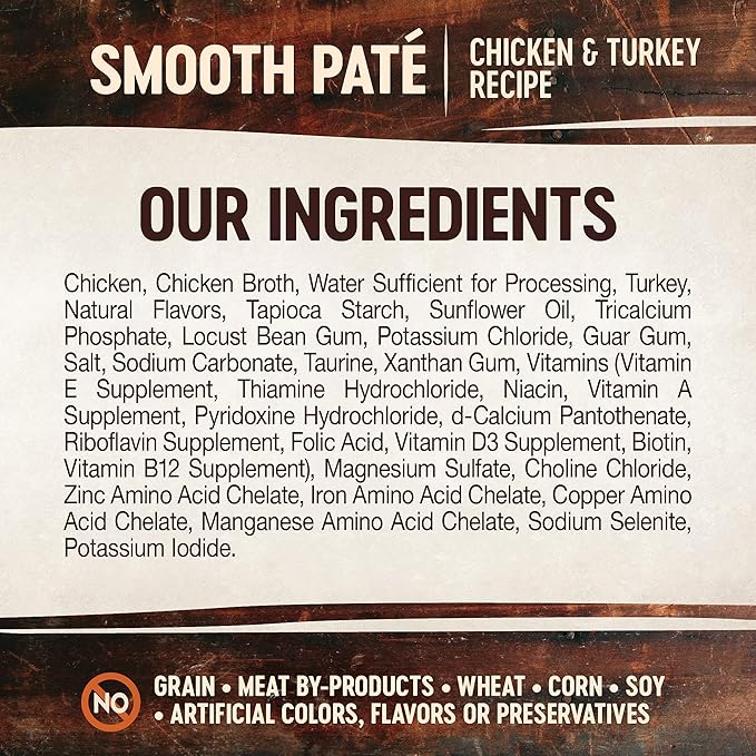 Wellness CORE Tiny Tasters Wet Cat Food, Complete & Balanced Natural Pet Food, Made with Real Meat, 1.75-Ounce Pouch, 12 Pack (Adult Cat, Chicken & Turkey Pate)