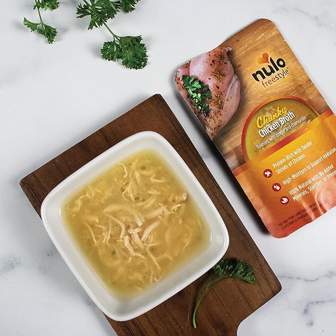 Nulo Freestyle Cat & Kitten Wet Cat Food Broth, Premium All Natural Grain-Free Cat Food Topper with No Added Minerals or Preservatives and High Animal-Based Protein 2.8 Oz (Pack of 24)