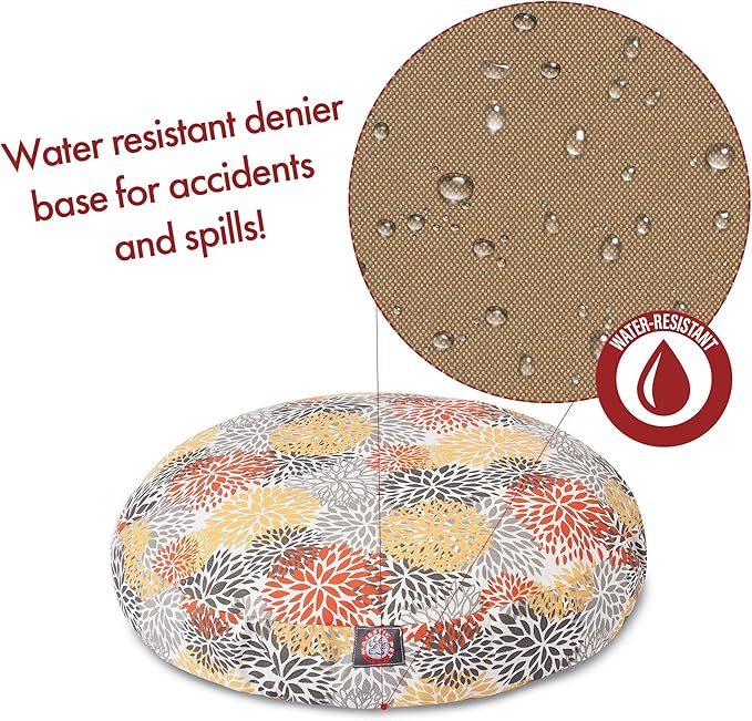 Majestic Pet Citrus Blooms Small Round Pet Bed