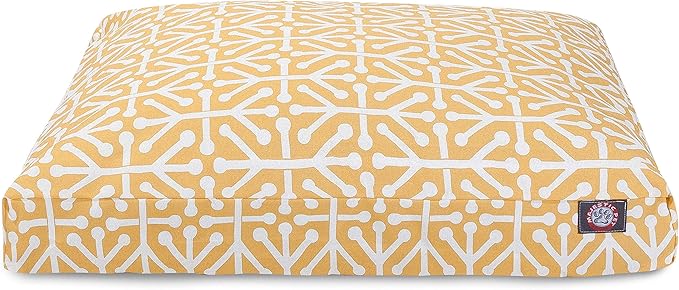 Citrus Aruba Extra Large Rectangle Indoor Outdoor Pet Dog Bed With Removable Washable Cover By Majestic Pet Products