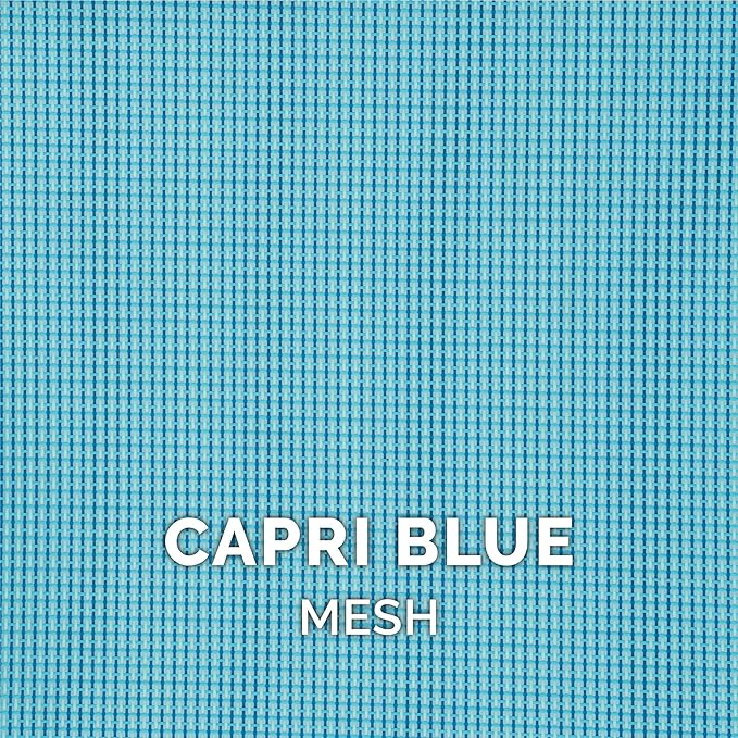 FurHaven Elevated Pet Cots - Cooling & Breathable Nylon Mesh Hammock for Large Dogs/Easy-to-Assemble / / Durable and Reinforced/Perfect for Rest & Relaxation Outdoors - Capri Blue, Extra Large