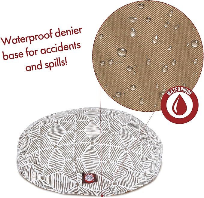 Majestic Pet Charlie Gray Small Round Pet Bed