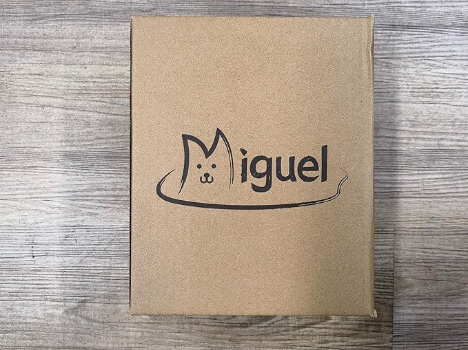 Miguel Self Heating Dog Bed 36 x 24 inch Self Warming Dog Mat Extra Warm Thermal Crate Pad with Removable Washable Sherpa Cover Non-Slip Bottom Indoor Outdoor for Small Medium Pet (Blue,L)