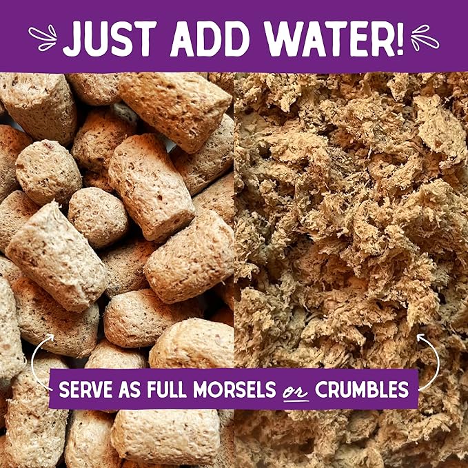 Stella & Chewy's Freeze-Dried Raw Cat Dinner Morsels – Grain Free, Protein Rich Cat & Kitten Food – Absolutely Rabbit Recipe – 3.5 oz Bag
