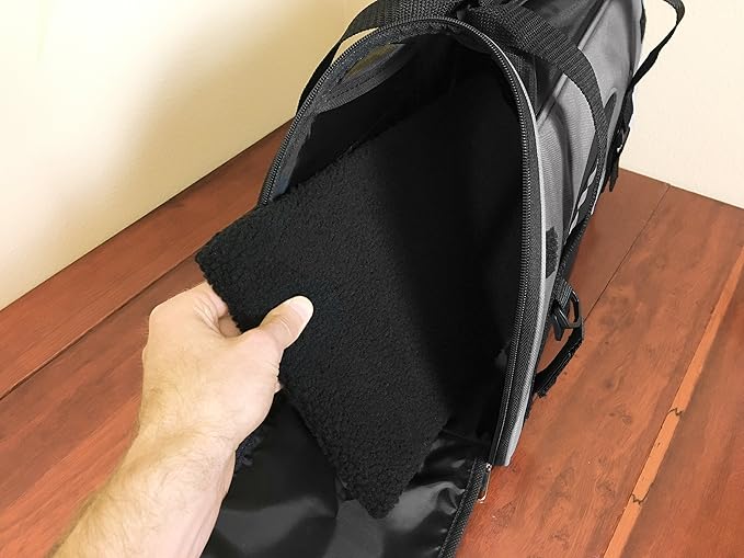Furhaven Multipurpose Tote Bag Pet Carrier w/ Weather Guard - Gray, Large