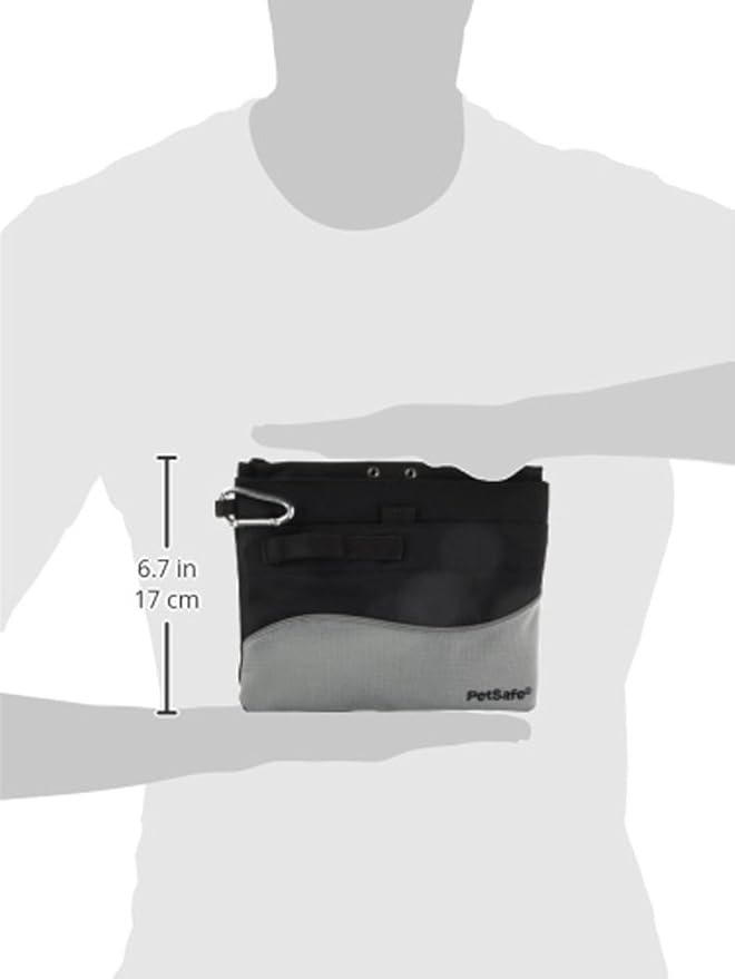 PetSafe Treat Pouch Sport- Durable, Convenient Dog Training Accessory, Standard, Black