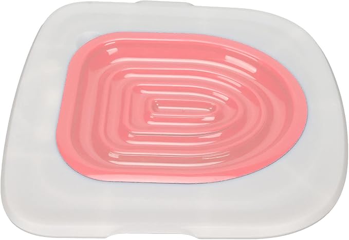 Cat Toilet Training Kit, Universal Cat Toilet Trainer Environmentally Friendly Easy to Install Reusable for Home (White Tray, 1 Inner Support)