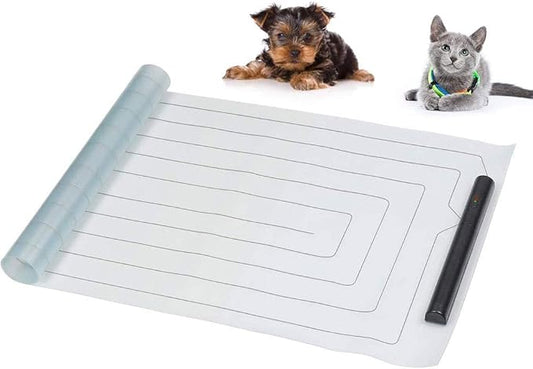La La Pet® Pet Shock Mat Indoor Pet Repeller Furniture Training Mat Pet Safe Mat Pet Electronic Training Pad for Dogs and Cats(L, 59.1 x 16.9)