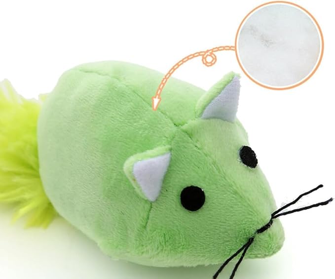 JJLFresheners Red Catnip Mo Mice Cat,Catnip,Balls,Cats, Interactive Cat Remote and Motion Activated