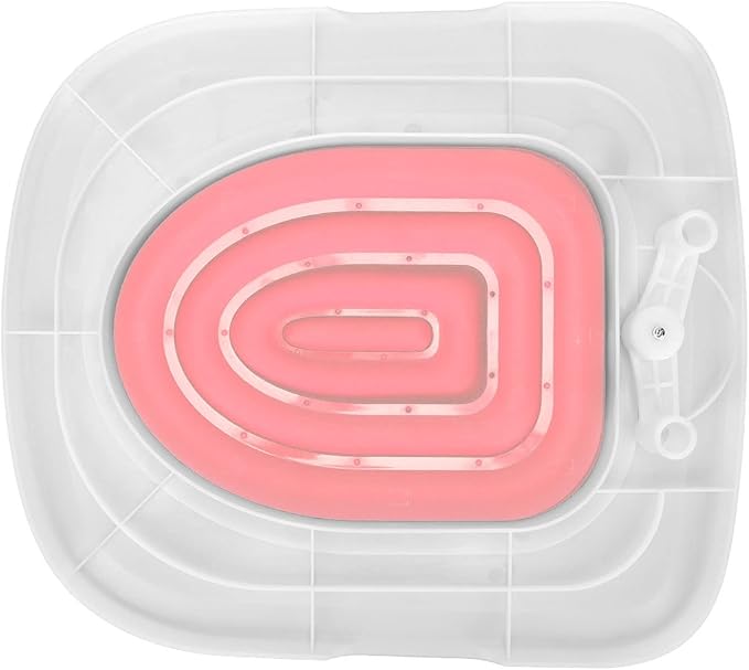Cat Toilet Training Kit, Universal Cat Toilet Trainer Environmentally Friendly Easy to Install Reusable for Home (White Tray, 1 Inner Support)