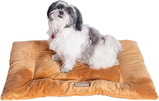 Armarkat Pet Bed Mat 27-Inch by 19-Inch by 2.5-Inch M01-Medium, Brown (Model: M01CZS-M)