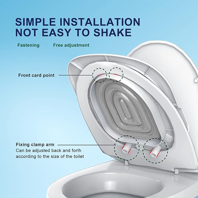 ZJchao Cat Toilet Training System, Cat Potty Toilet Training Universal Reusable Cat Toilet Trainer for Pet Cleaning Pet Supply Help Trains Your Cat Litter Tray (White Tray, 1 Gray Inner Support)