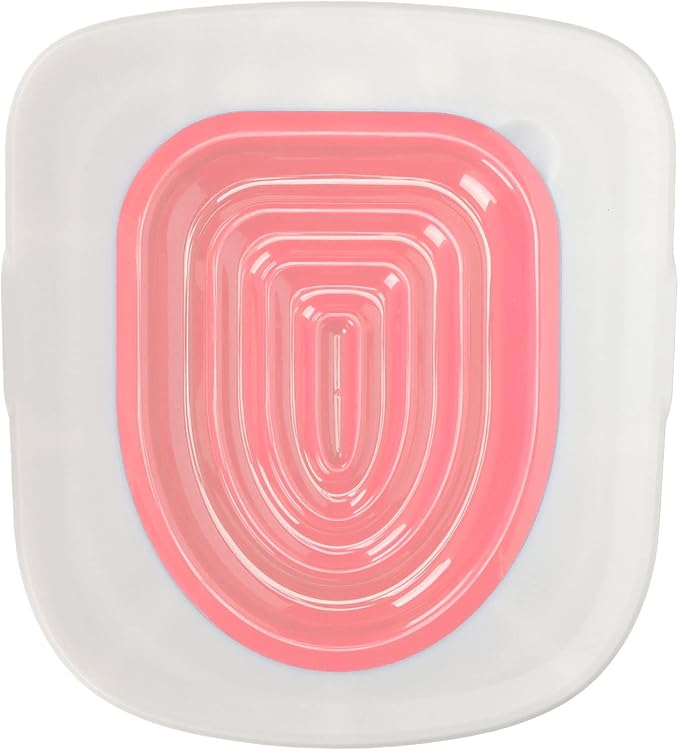 Cat Toilet Training Kit, Universal Cat Toilet Trainer Environmentally Friendly Easy to Install Reusable for Home (White Tray, 1 Inner Support)