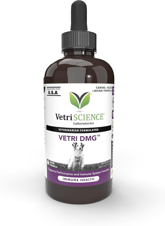 VetriScience Vetri DMG Liquid Drop - 114ml Bottle - Immune Support Supplements for Dogs and Cats