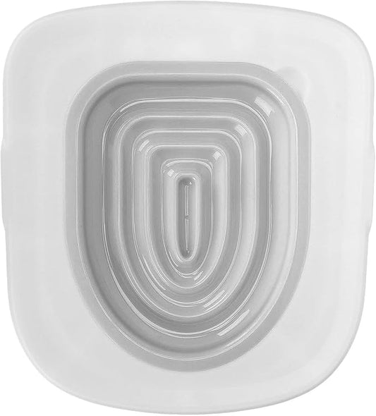 Cat Toilet Training Kit Cat Toilet Trainer Toilet Training for Teach Cat to Use Toilet Cat Toilet Training System Universal Reusable Kitty Toilet Training Kit(Gray)