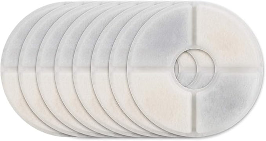 Wonder Creature Cat Water Fountain Replacement Filter, 8 Filters Pack, Compatible with Most Cat Fountain and Pet Water Fountain, Activated Carbon Filter