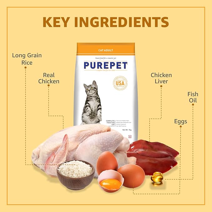 Real Chicken Adult Dry Cat Food, 7kg