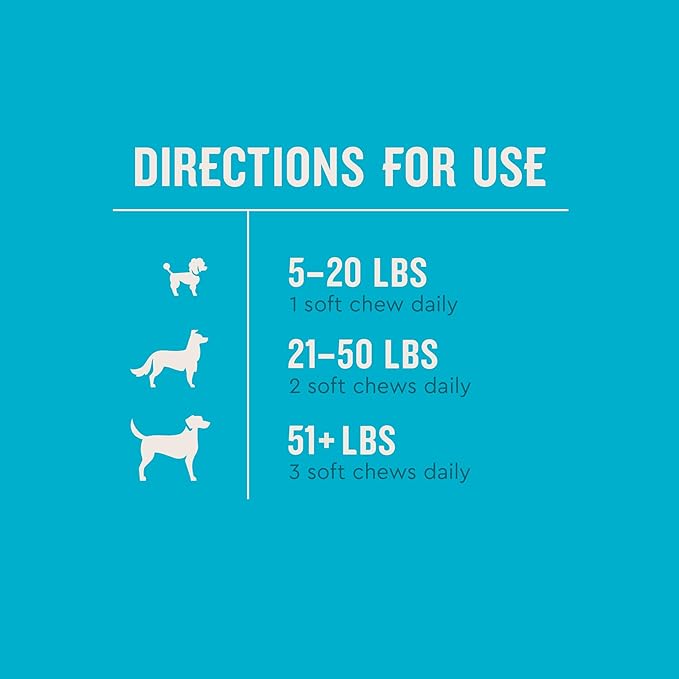 VetIQ Advanced Hip & Joint Chews For Dogs, 60 Count, Chicken Flavored Supplements Made with Glucosamine, Omega 3’s, Chondroitin, MSM, and Green Lipped Mussel, Increases Mobility and Maintains Muscles