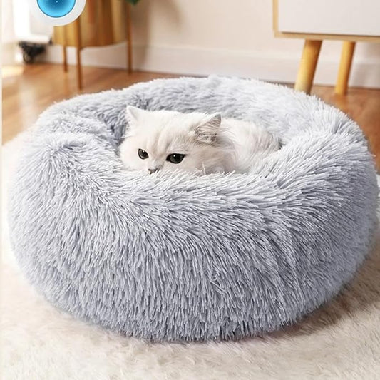 Small Cat Beds for Indoor Cats - Kitten Bed Washable 16 inches, Extra Small Dog Beds for Puppy or Small Dogs (Small, Only for Kitten/Puppy Up to 5lbs)