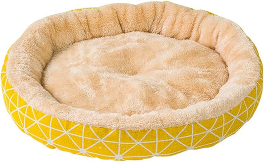GeRRiT Universal Cat Bed Pet Mat Dog Bed Dog House Pad Round Nest Warm Pet Nest,M(18x18x4)