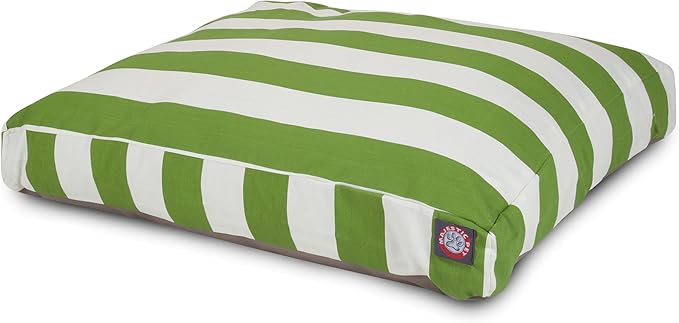 Majestic Pet Rectangle Large Dog Bed Washable – Non Slip Comfy Pet Bed – Dog Crate Bed with Removable Washable Cover – Dog Kennel Bed for Sleeping - Dog Bed X-Large Breed 50x42x5 Inch – Sage Green