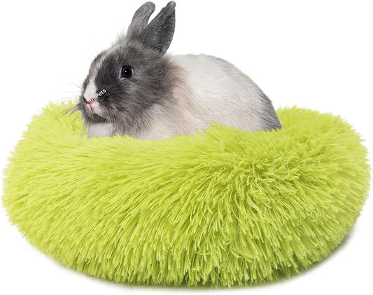 Hamster Bed Soft Warm Cushion for Small Animal - Comfortable Sleep Mat Pad for Guinea Pigs/Hedgehog/Squirrel/Mice/Rats/Chinchilla Nest House 11.8 inch Green