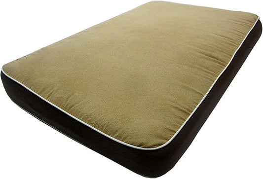 New Age Pet Large Dog Bed Cushion with Removable Cover, 21.3 in L x 33.1 in W x 3.5 in Thick Cotton
