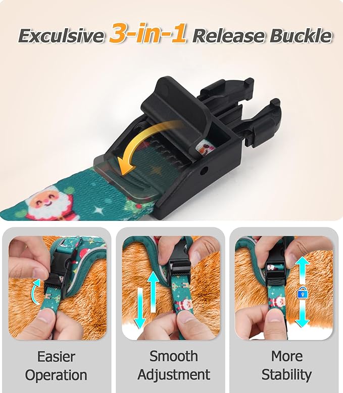 Halypet Cat Harness and Leash Set [MAX Safety 4th-Gen Upgrade] Escape Proof Adjustable Cat Leash Comfortable Soft Vest Easy to Wear Kitten Harness with Reflective Strip for Cats Walking, S Mint Green