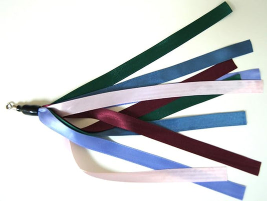 Ribbon, Leather and Fur Attachment Cat Toys - Fit Wildcat and Popular Bird and Catcher Type Wands/Poles (Ribbons)