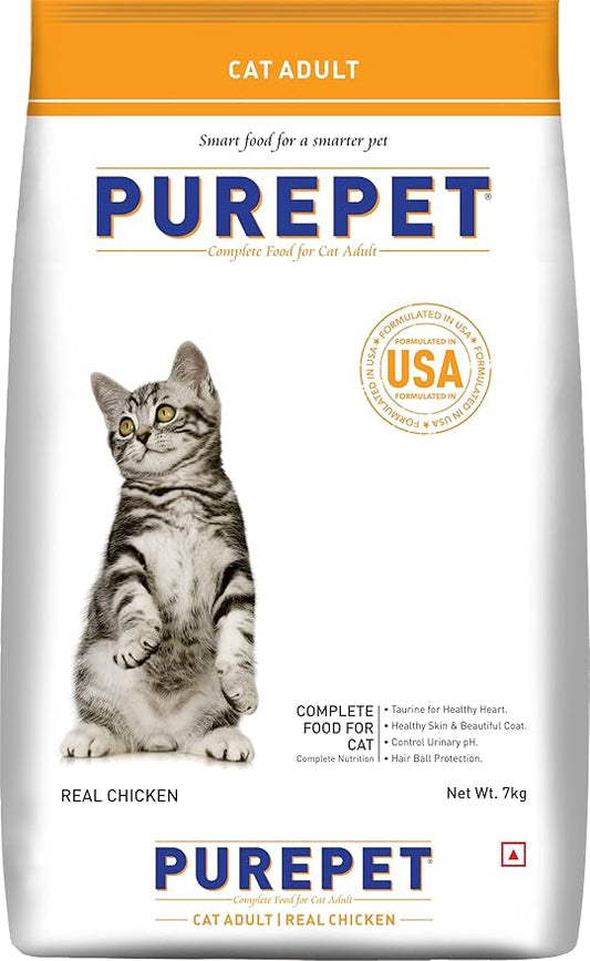 Real Chicken Adult Dry Cat Food, 7kg