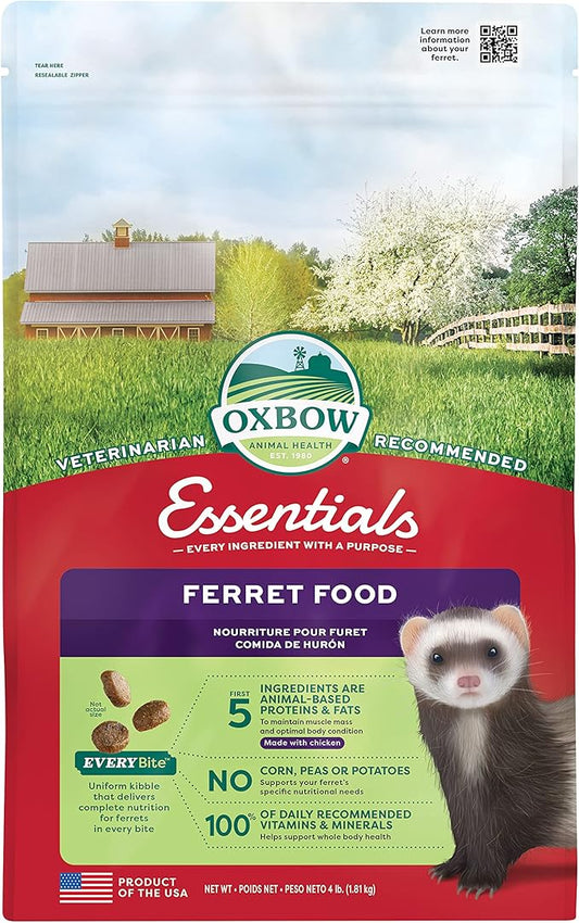 Oxbow Animal Health Essentials Ferret Food - 4 lb