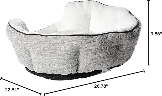 MidWest Homes for Pets Small QuietTime Deluxe Pet Bed- Evergreen/Fur