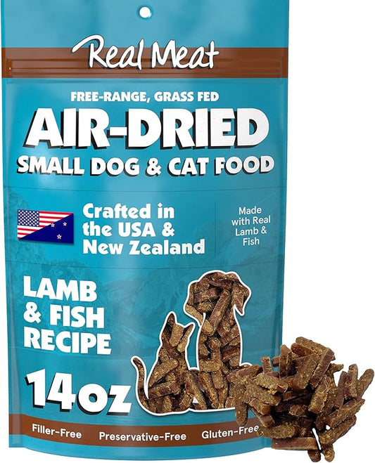 Real Meat Grain Free All Natural Dog & Cat Foods (Lamb & Fish, 14oz)